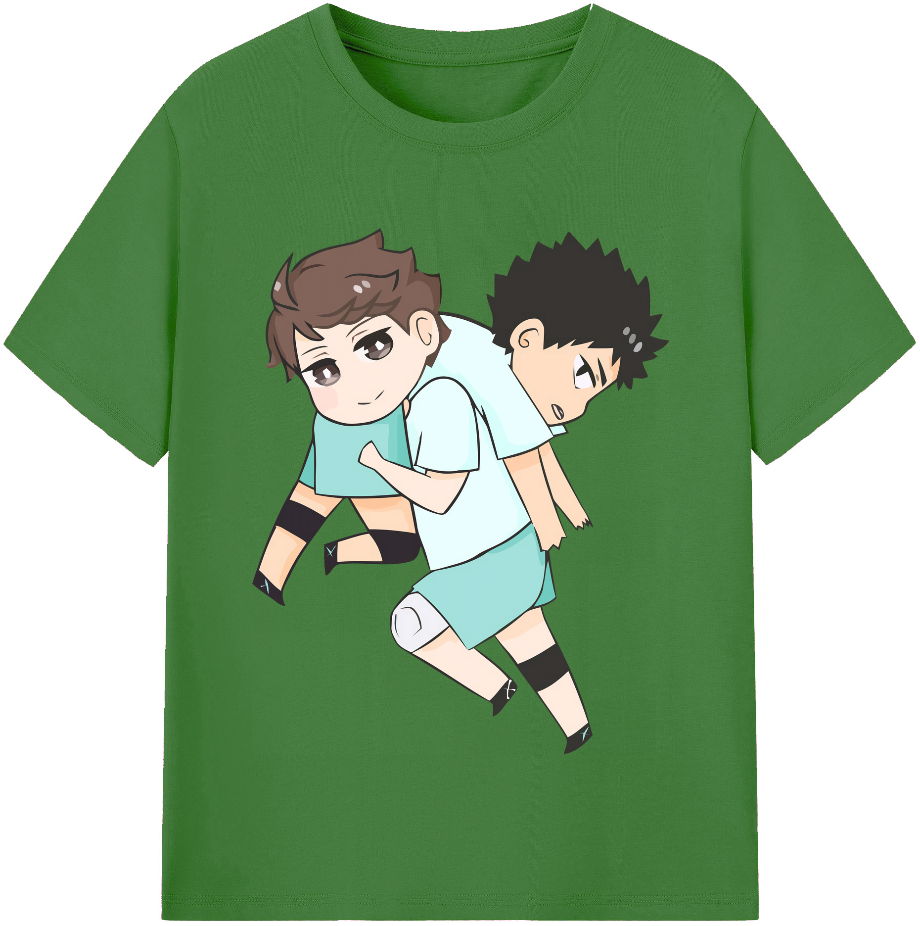 （画像用） ハイキュー!! Haikyu!! レディースカジュアルプリントTシャツ（綿100％）